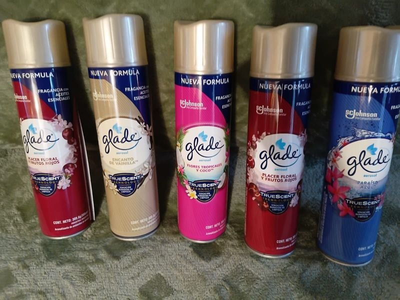 Pack de 5 Aerosoles Glade Aromas Variados