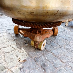 Tacho Giratorio Industrial de Acero Inoxidable 500 Litros - imagen 2