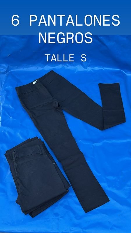 Pantalones negros de denim en excelente condición - imagen 1