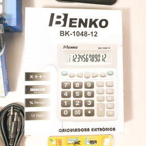 Lote de 9 piezas: 7 calculadoras, 1 cable RCA y 1 alarma de puerta - imagen 4