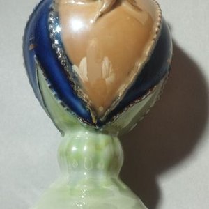 Mate de Porcelana Antiguo Estilo Isabelino - imagen 3