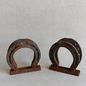 Set de 2 Servilleteros Rústicos de Herradura - imagen 1