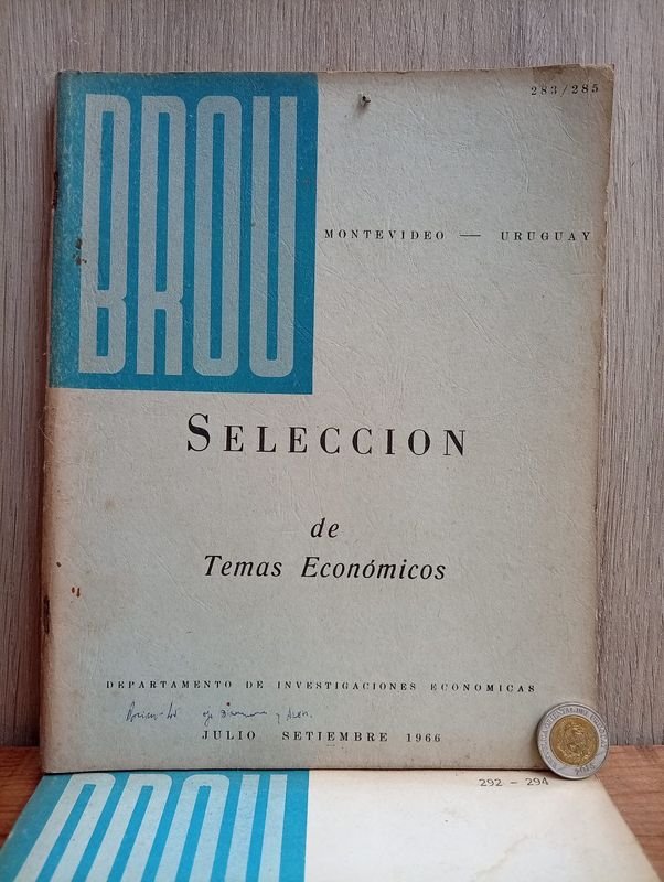 Selección de Temas Económicos - BROU Montevideo 1966