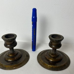 Par de Veladores de Bronce Macizo - imagen 9