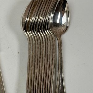 Gran Juego de Cubiertos Christofle de Metal Plateado - imagen 9