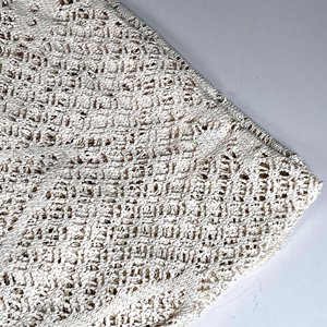Mantel de Crochet con Encaje de Hilo Blanco - 2.45 x 1.35 mts - imagen 4