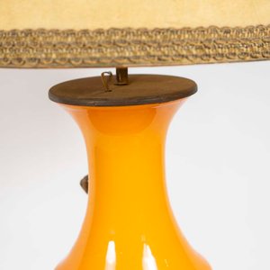 Lámpara de Mesa Italiana Naranja Vintage - imagen 2