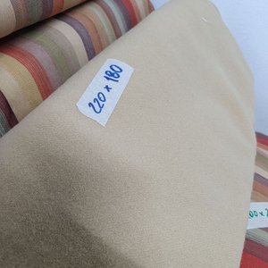 Frazada de Lana Beige 2 Plazas con Ribete Satinado - imagen 2