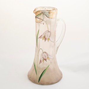 Jarra de Cristal Veneciano con Esmalte y Flores - 29cm - imagen 2