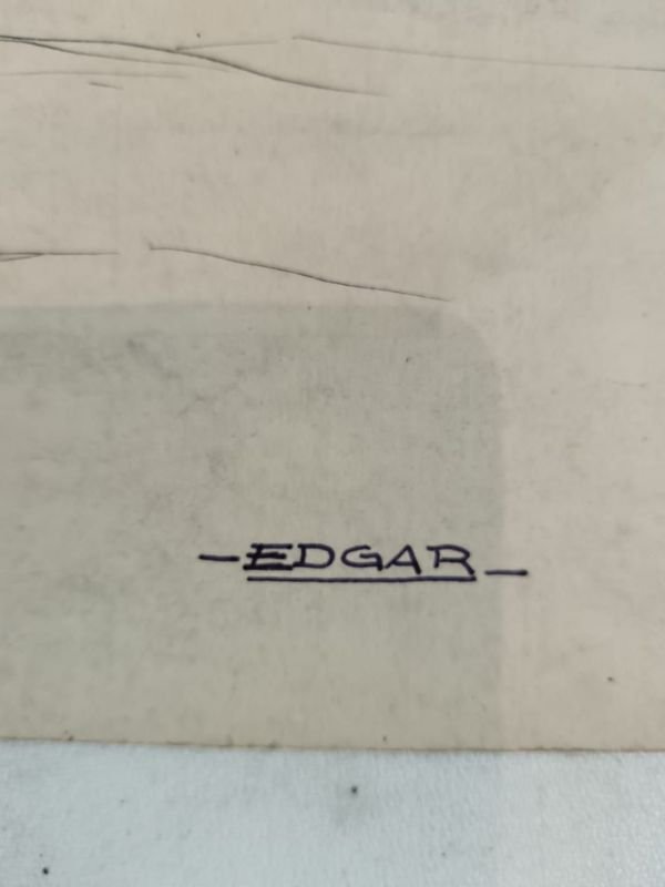 Dibujo de barco firmado por Edgar - imagen 5