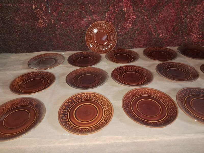 Juego de platos de postre de cerámica - imagen 3