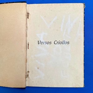 Libro "Versos Criollos" de Elías Regules - Poesía Gauchesca Uruguaya - imagen 3