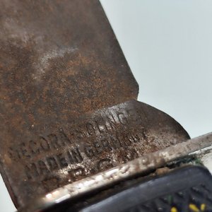 Cuchillo Multiuso Solingen Vintage con Grabado "CL" - imagen 5