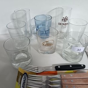 Lote de Vasos y Cubiertos Varios - imagen 3