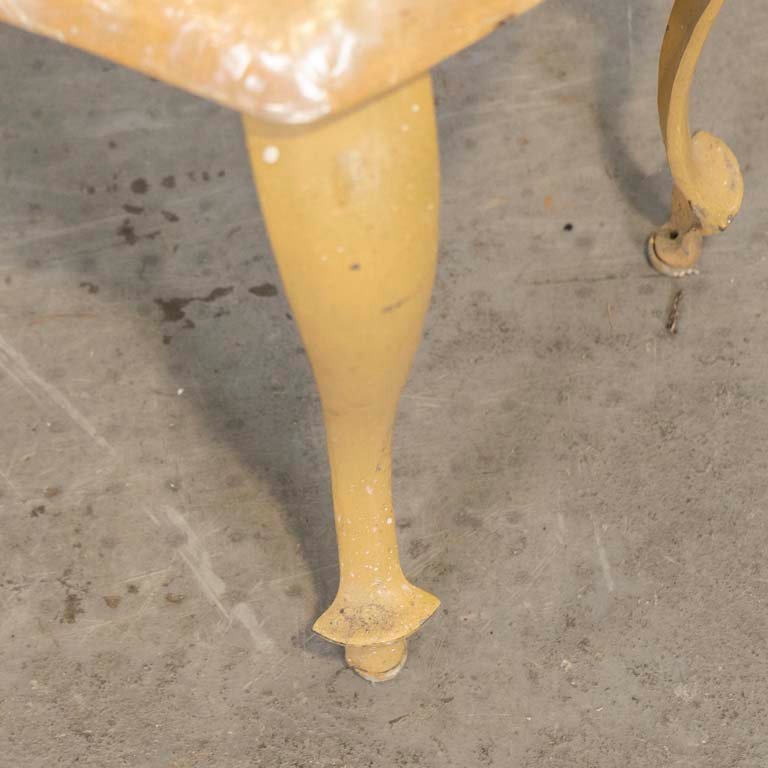 Banqueta de baño nacarada con patas metálicas para el hogar - imagen 3