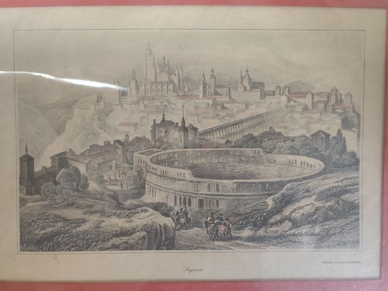 Pintura de Ciudad con Castillos y Iglesias - imagen 2