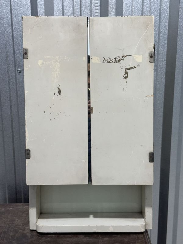 Mueble Espejo de Pared para Baño con Puertas Abatibles y Repisa - imagen 1