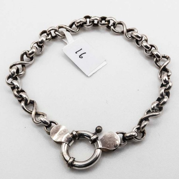 Pulsera de Plata 925 con Cierre Mosquetón - imagen 1