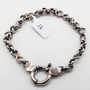 Pulsera de Plata 925 con Cierre Mosquetón - imagen 1