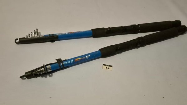 Cañas de Pescar Telescópicas Azules Arenae II - imagen 1