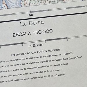 Mapa Topográfico "Los Cerrillos" - Escala 1:50.000 - Instituto Geográfico Militar Uruguay - imagen 4