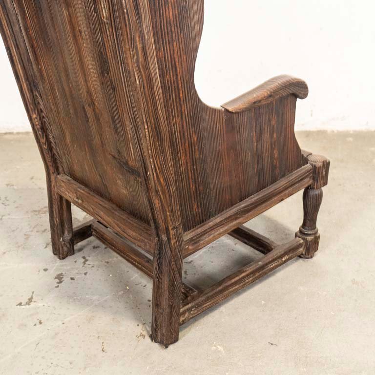 Sillón rústico en madera dura para decorar tu hogar - imagen 3