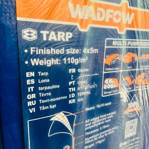Lona Wadfow Azul Reforzada 4x5m para Múltiples Usos - imagen 2