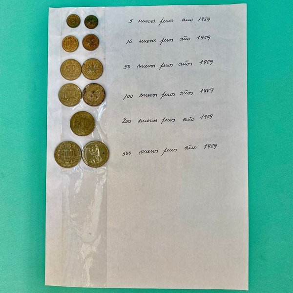 Colección de monedas de Uruguay del año 1989 - imagen 1