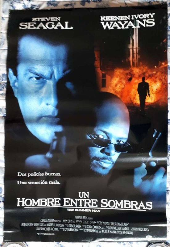 Poster Original "Un Hombre entre Sombras" (1996) con Steven Seagal