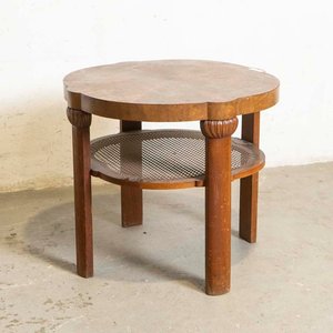 Lote siguiente: Mesa de Sala Estilo Art Decó con Estante Esterillado