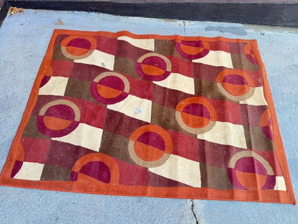 Alfombra estampada de diseño geométrico - imagen 2