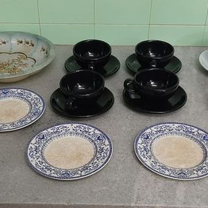 Juego de Loza Inglesa: Tazas, Platos y Bowls - imagen 3