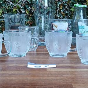 Lote de Vasos, Tazas de Té y Plato de Microondas - imagen 2