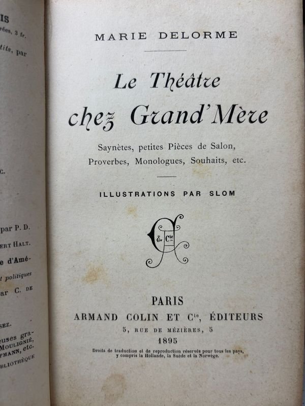 Libros antiguos en francés de 1895 - imagen 3