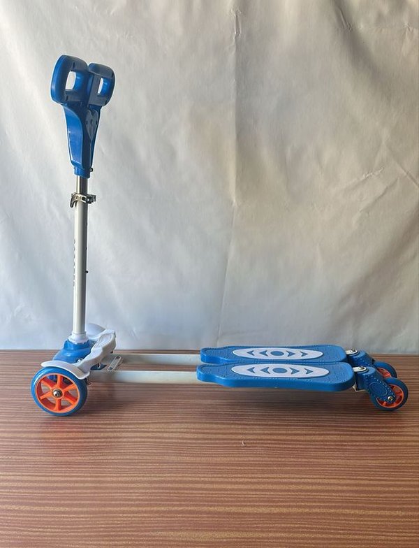 Monopatín Doble Azul para Adultos - imagen 2