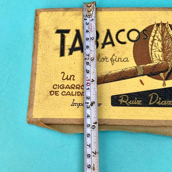 Antigua publicidad de Tabacos Flor Fina, importador Ruiz Diaz - imagen 2