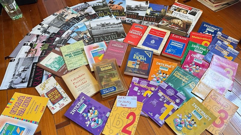 Colección de libros en español con reglas gramaticales y ortografía