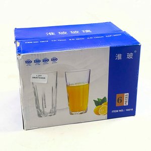 Lote anterior: Set de 6 Vasos Altos Hialinos con Base Facetada