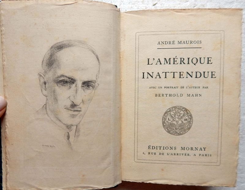 L'Amérique Inattendue (La América Inesperada) de André Maurois, una obra literaria rara