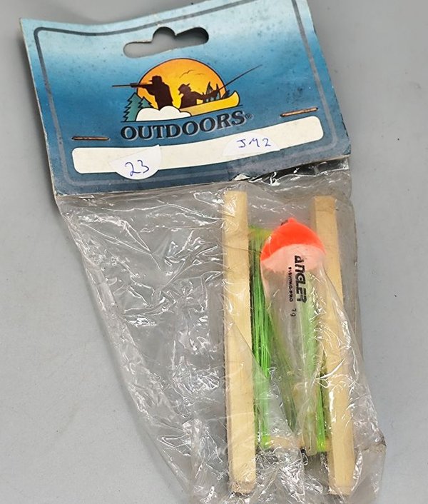Línea de Pesca Armada Outdoors con Devanador de Madera y Boya Angler - imagen 1