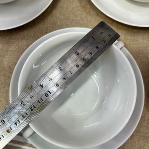 Tetera Inglesa Grenville Ware y 4 Tazas con Platos de Loza Blanca - imagen 9