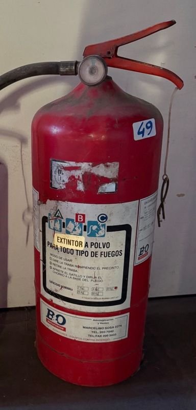 Lote anterior: Extintor de incendios 8 kg