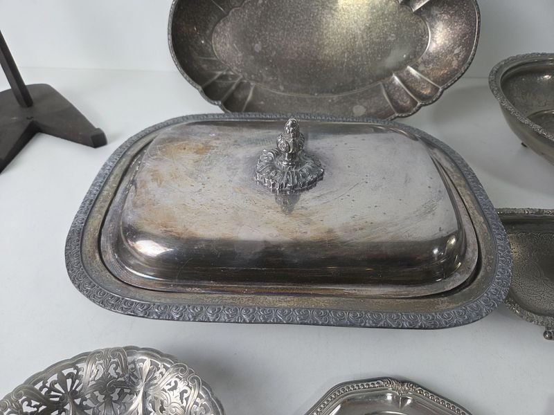 Accesorios de mesa y decoración en plata y metal - imagen 14
