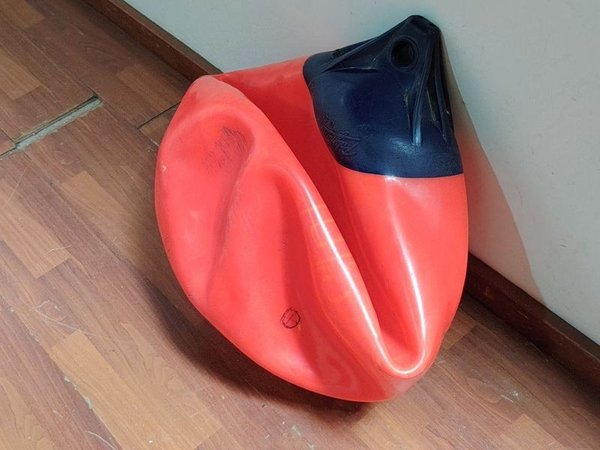 Defensa Náutica Naranja y Azul Oscuro 'MADE IN USA' A-4 (56x60 cm)