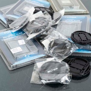 Lote de Tapas y Protectores de Lente para Cámara Nikon - imagen 2