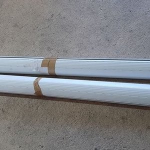 2 Persianas de PVC Blancas 1.69m x 1m - imagen 1