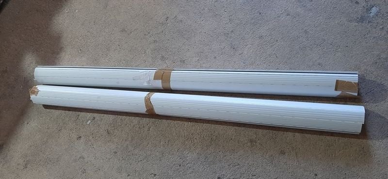 2 Persianas de PVC Blancas 1.69m x 1m