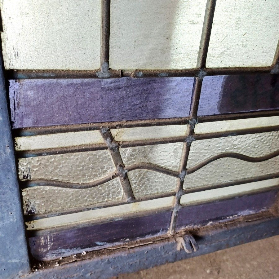 Ventana de vidrio con vitraux en carpintería de hierro - imagen 5