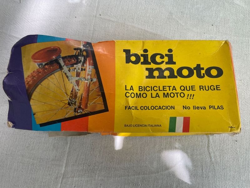 Bici Moto: Dispositivo para que la bicicleta suene como moto, sin usar pilas