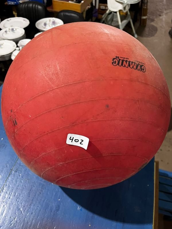 Pelota de Ejercicio Tipo Pilates Gymnic Roja